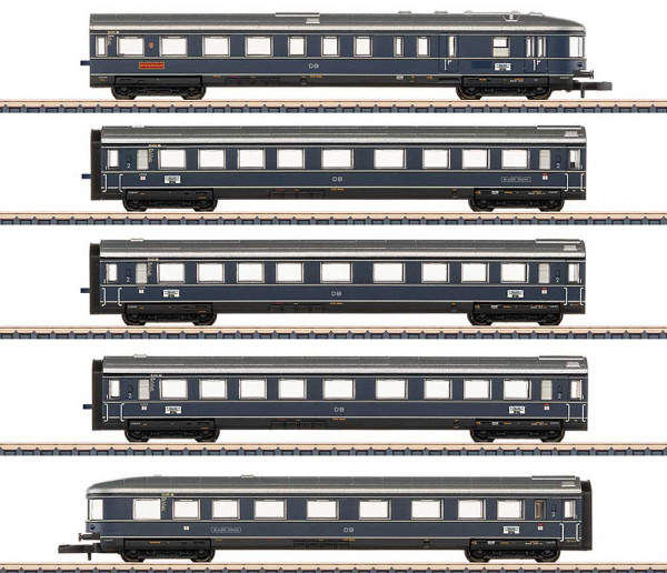 Märklin 87615 - DB Set 5-teilig Fernschnellzug "Blauer Enzian" Ep.3
