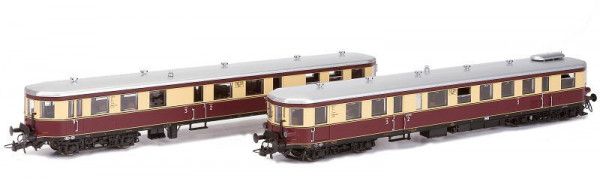 Hobbytrain H303601S - DRG Dieseltriebwagen VT 137/Vs145 2tlg. creme/rot Ep.2, AC-digital + Sound