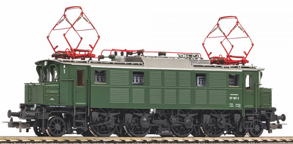 Piko 51498 - DB Ellok BR 117 grün Ep.4, DCC + Sound