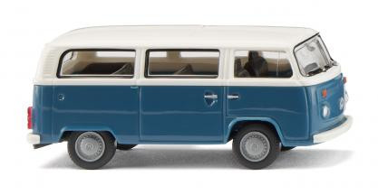 Wiking 031806 - VW T2b Bus blaugrau/weiß 1972-1979