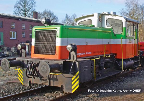 Liliput 162607 - DHE Rangier-Diesellokomotive Lok 10 (ex BR 332) Ep.6, Digital