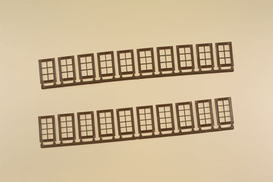 Auhagen 80223 - Fenster Q, R braun