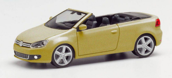 Herpa 034869-002 - VW Golf Cabrio, sweet data gold metallic