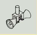 Weinert 2929 - Bahnhofslautsprecher Spur1 2St