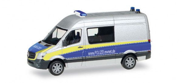 Herpa 093088 - MB Sprinter Halbbus "Polizei Mecklenburg-Vorpommern"