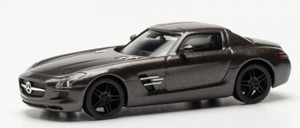 Herpa 430784-002 - Mercedes-Benz SLS AMG, Monza Grey Metallic
