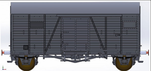 Exacttrain 20194 - DB Oppeln Gmrhs30 Güterwagen