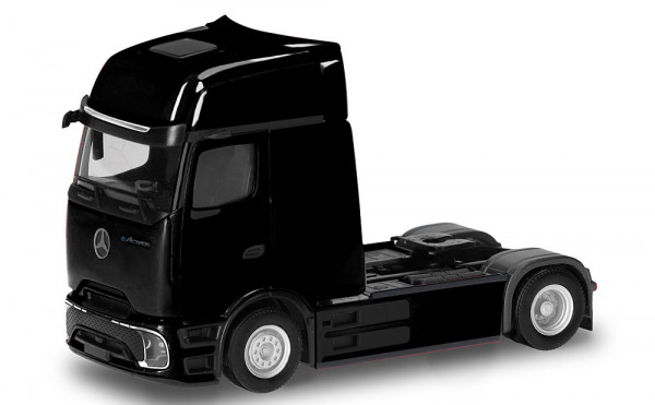 Herpa 319447 - Mercedes-Benz eActros 600 Procabin Gigaspace Zugmaschine 2achs, schwarz