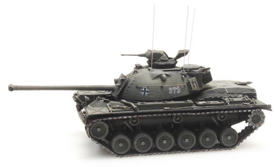 Artitec 6870055 - BRD M48 A2 Gelboliv Bundeswehr Militär Fertigmodell aus Resin, lackiert
