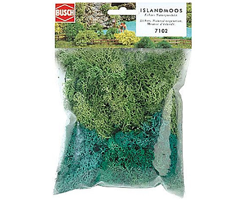 Busch 7102 - Islandmoos 35 g hell- und dunkelgrün