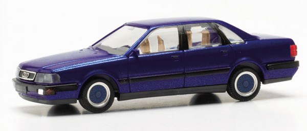 Herpa 033961-002 - Audi V8 mit BBS-Felgen, blaumetallic