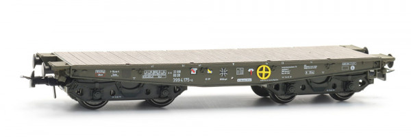 Artitec 20.284.31 - DB Schwerlastwagen SSy55 olivgrün Ep.4-5, mit Bundeswehr-Logo