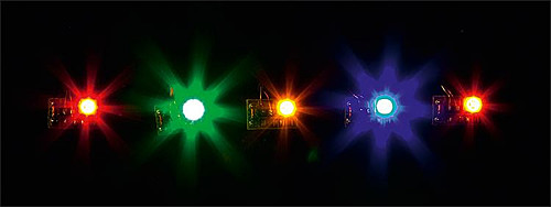 Faller 180652 - 5 LED bunt gemischt