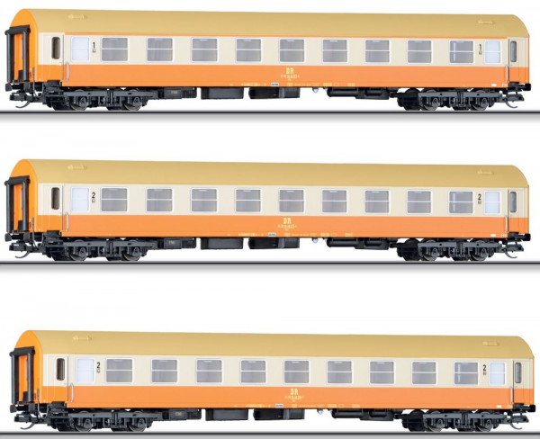 Tillig 01804 - DR Set 3-teilig "Städteexpress" Ep.4