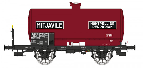REE WB-711 - SNCF Kesselwagen OCEM19 2-achsig mit Bremserbühne Ep. 3, "MITJAVILLE"