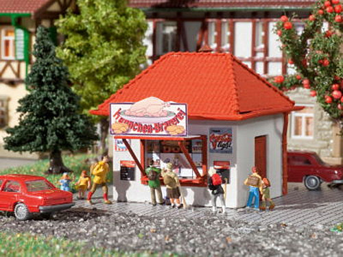 Vollmer 47626 - Kiosk Hühner-Hugo 41x41x38 mm Bausatz
