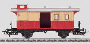 Märklin 4108 - Märklin Start up Privatbahn Gepäckwagen rot/beige