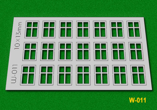 Proses PW-011 - Altbaufenster 10 x 13 mm, 4 - Scheiben H0/00 21 Stück