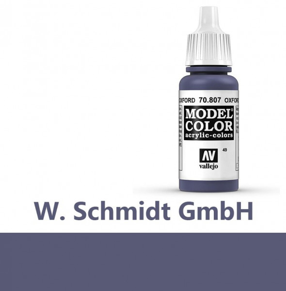Vallejo 770807 - Model Color Farbe Oxford-Blau, Matt, 17 ml