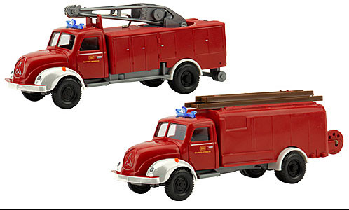 PMS 251265 - Set Edition Deutsche Bundesbahn Nr. 5 Magirus S 3500 Rüstwagen und Spritzenwagen Bahnfe