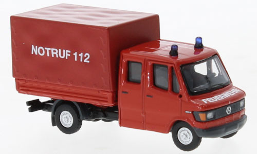 Brekina 36954 - Mercedes L 307 D Doka 1988, Feuerwehr ,
