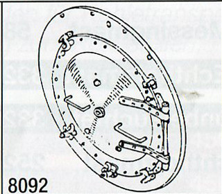 Weinert 8092 - Rauchkammertür BR 78 DRG 1St