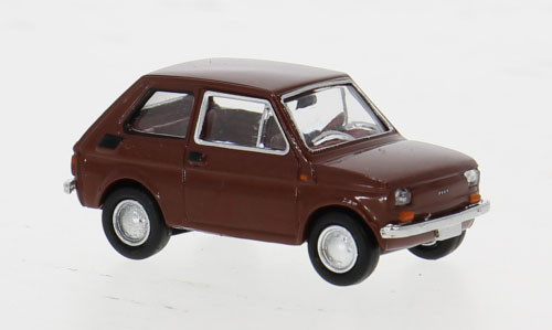 Brekina 22372 - Fiat 126 bambino in lehmbraun
