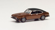 Herpa 430807 - Ford Capri II mit Vinyldach, braunmetallic