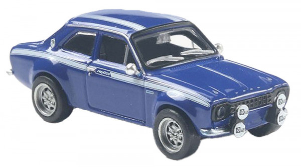 Brekina 19073 - Ford Escort RS 1800 MkI "Rallye" "Mexico" blau 1969