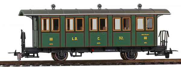 Bemo 3234102 - L.D. C.32. Nostalgie-Zweiachsiger Personenwagen
