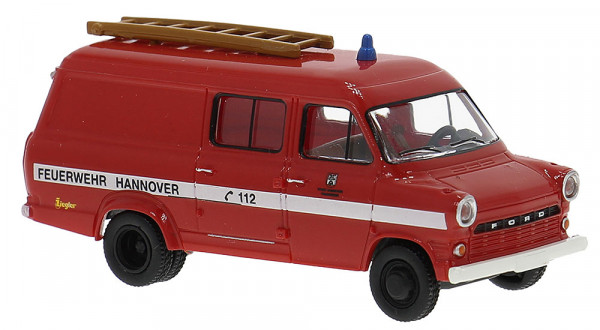 Brekina 34167 - Ford Transit Feuerwehr Hannover 1970
