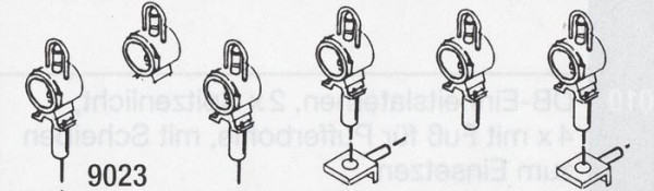 Weinert 9022 - Laternen f. V20, V36, Köf DRG
