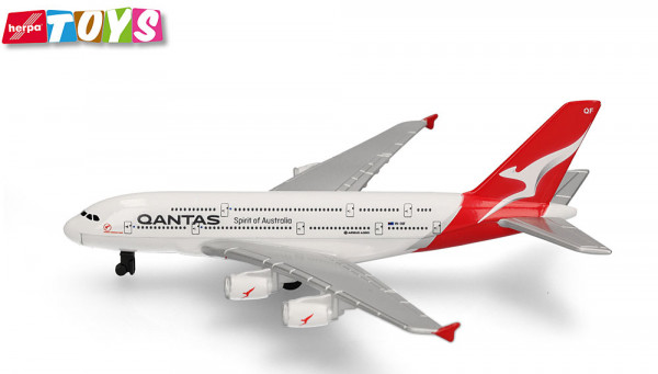Herpa 86RT-85381 - Qantas Airbus A380 Aviation Toy