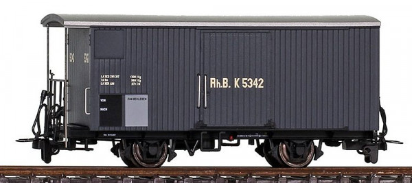 Bemo 2294142 - RhB K 5342 Güterwagen grau