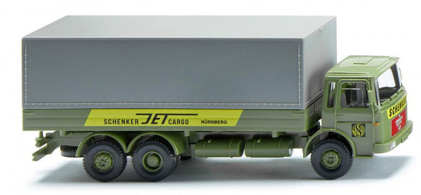 Wiking 045602 - MAN Wechsel-Pritschen-Lkw "Schenker" 1967-72