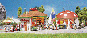 Faller 120135 - Kiosk und Pilzkiosk