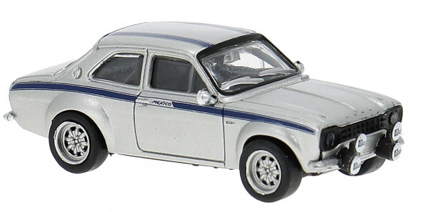Brekina 19072 - Ford Escort RS 1800 MkI "Rallye" "Mexico" silber 1969