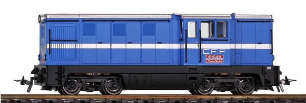 Bemo 1020902 - CFF 87-0032-0 L45H Wassertalbahn blau