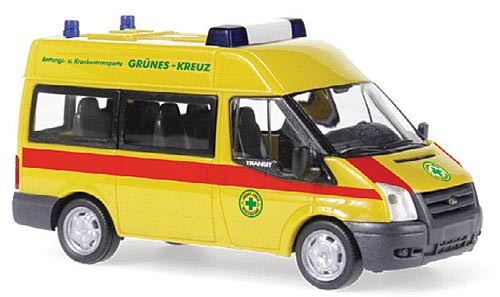 Rietze 52515 - Ford Transit Mod. 2006 MD Bus "Grünes Kreuz, Wien"
