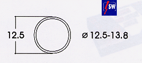 Roco 40066 - Haftringsatz 12,5-13,8mm