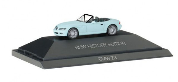 Herpa 102032 - BMW Z3 hellgrün "BMW History Edition"