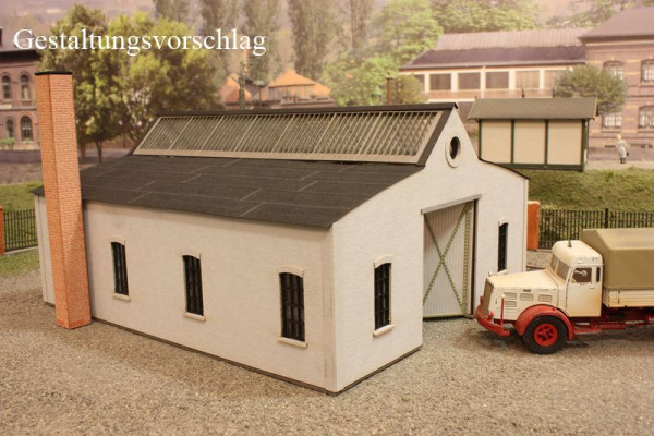 Joswood 17076 - LKW Werkstatt Putz