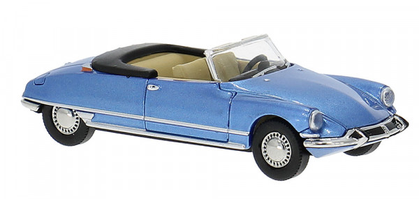 Brekina 14235 - Citroen DS Cabrio geöffnet, blau met.