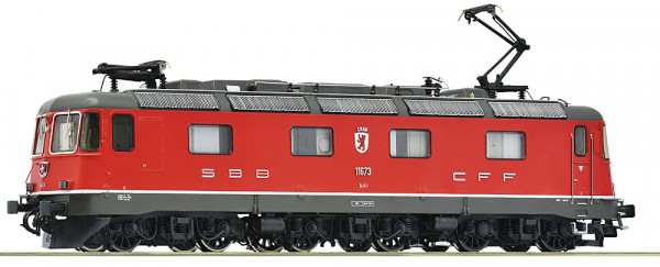 Roco 7520105 - SBB Ellok Reihe Re6/6 rot Ep. 5-6, Wappen "Cham", AC-digital + Sound