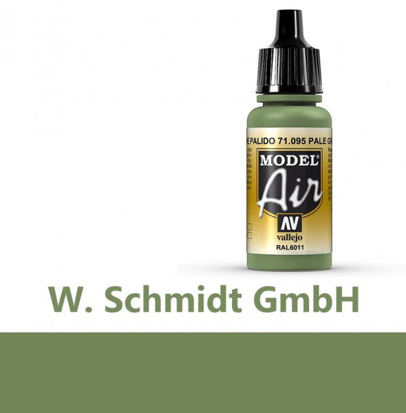 Vallejo 771095 - Model Air Reseda Grün, 17 ml