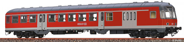 Brawa 46663 - DB AG Steuerwagen 2.Klasse Bnrdzf436.0 verkehrsrot Regio Ep.6, Wechselstrom inkl. LED