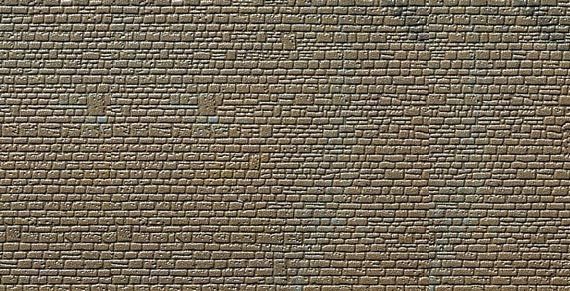 Kibri 36912 - Mauerplatte, unregelmäßig mit Abdecksteinen 10x15cm N/Z