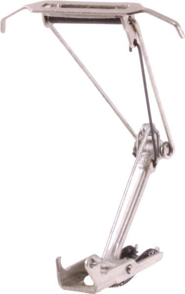 Sommerfeldt 864 - Einholmstromabnehmer Typ SBB (Paar) weiß vernickelt