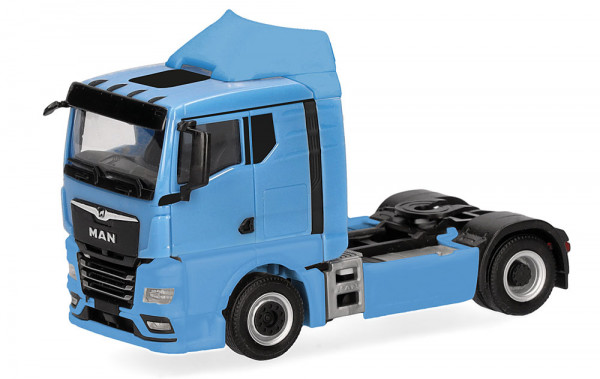 Herpa 318709 - MAN TGX GN mit Windleitblechen und Chassisverkleidung Zugmaschine 2achs, hellblau