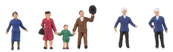 Faller 155356 - Luftschiffbesatzung/Passagiere 6 Figuren
